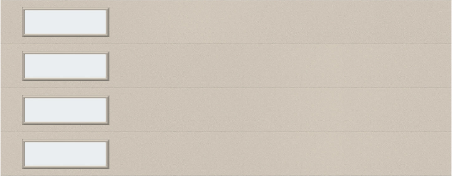 18'x7' Window - Skyflush Left  - Almond - Frosted 