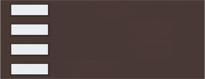 18'x7' Window - Skyflush Left  - Brown - Frosted 