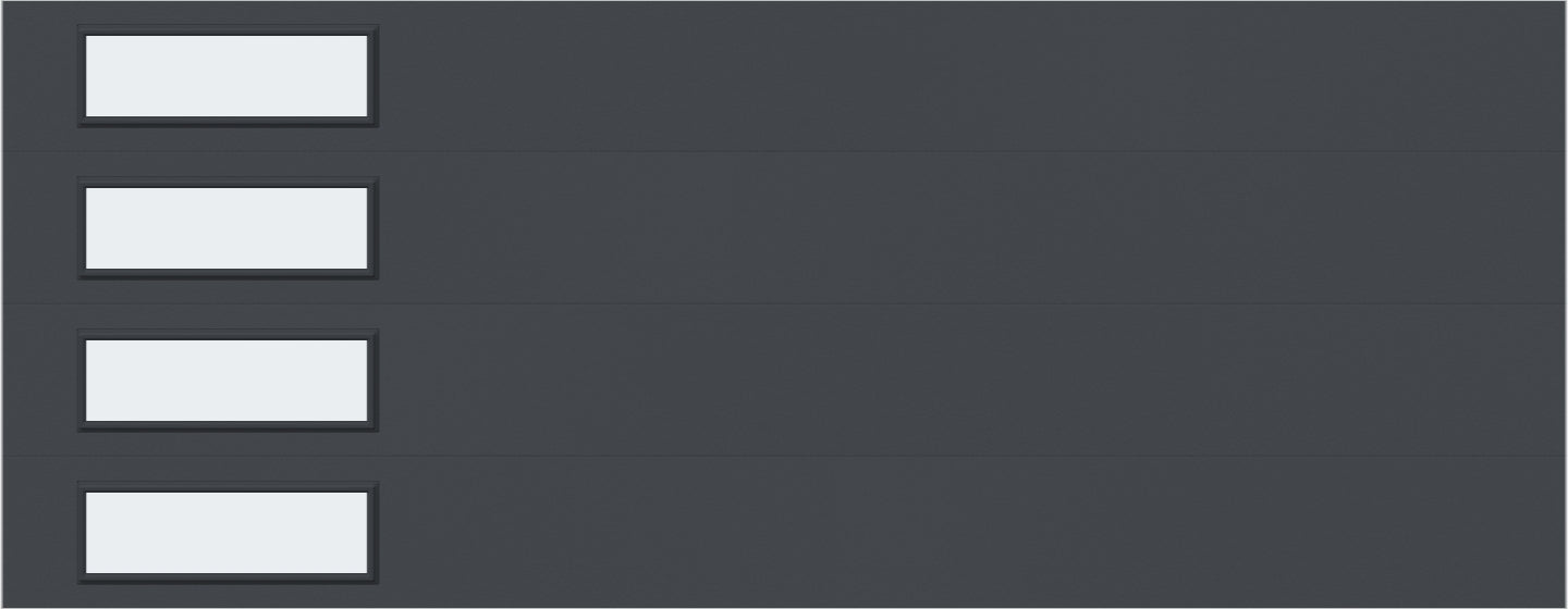 18'x7' Window - Skyflush Left  - Graphite - Frosted 