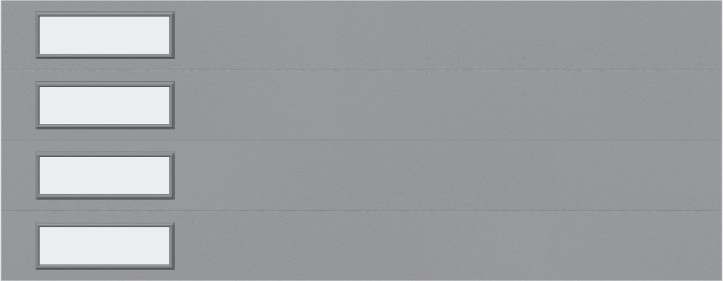 9'x7' Window - Skyflush Left  -  Gray - Frosted