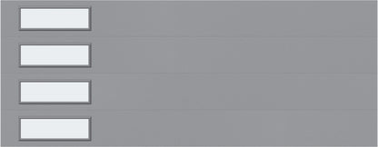 18'x7' Window - Skyflush Left  - Gray - Frosted 