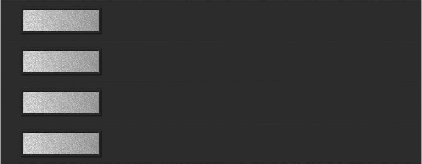 18'x7' Window - Skyflush Left  - Black - Obscure 