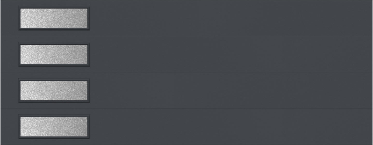 18'x7' Window - Skyflush Left  - Gray - Obscure 