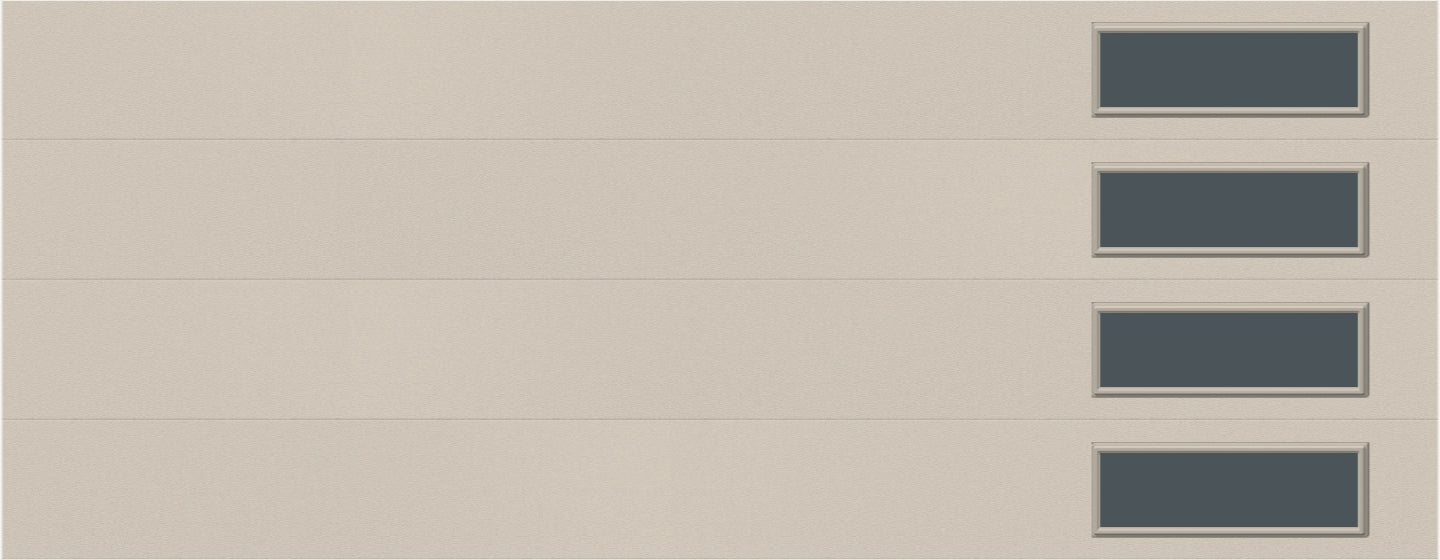 9'x7' Window - Skyflush Right  - Almond - Tinted 