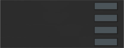 9'x7' Window - Skyflush Right  - Black - Tinted 