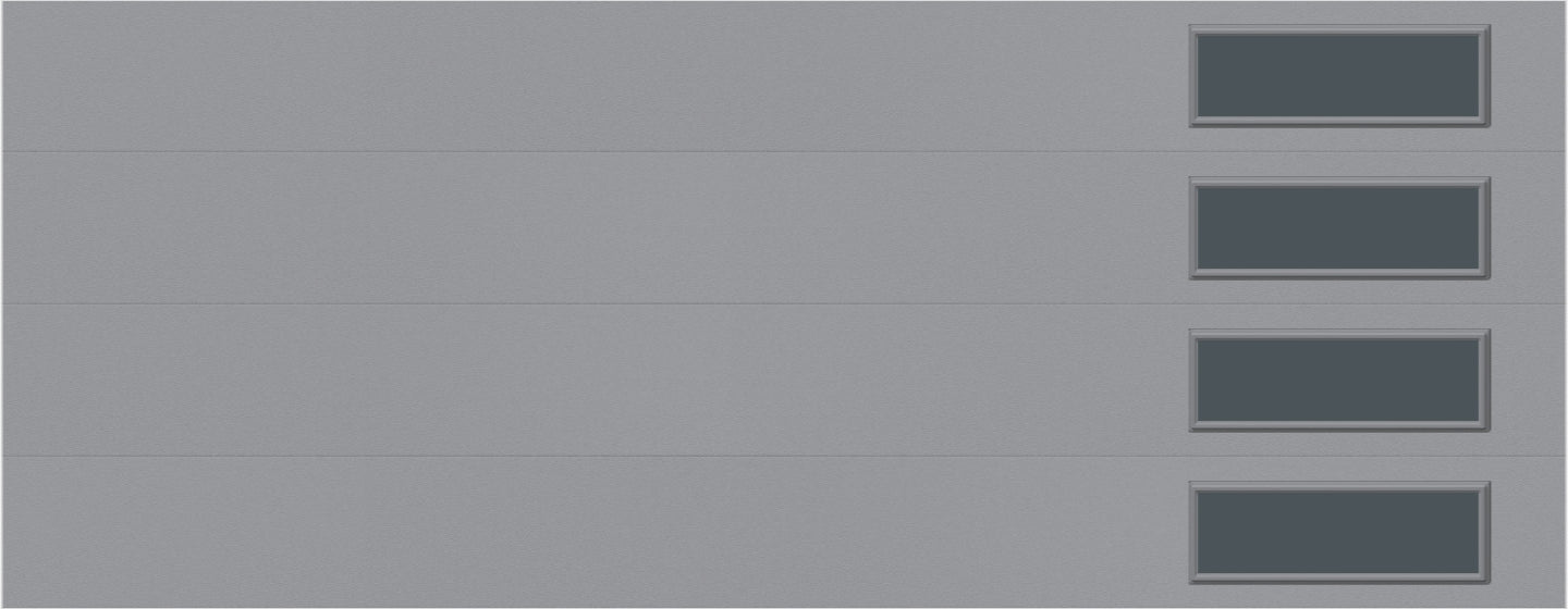 9'x7' Window - Skyflush Right  -  Gray - Tinted 