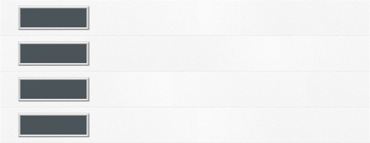 18'x7' Window - Skyflush Left  - White - Tinted 