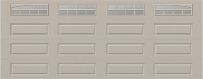 18x7 - Arched Stockton Long - Clear  With glass Long - Almond