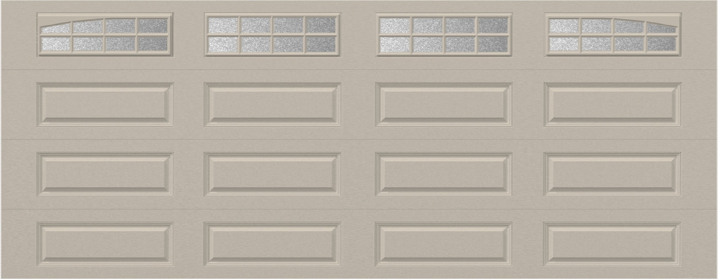 18x7 - Arched Stockton Long - ObscureWith glass Long - Almond