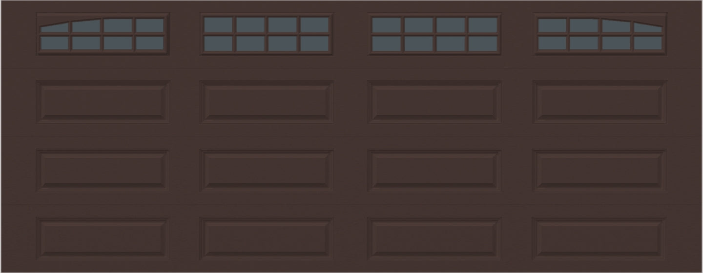 18x7 - Arched Stockton Long - Tinted With glass Long - Brown