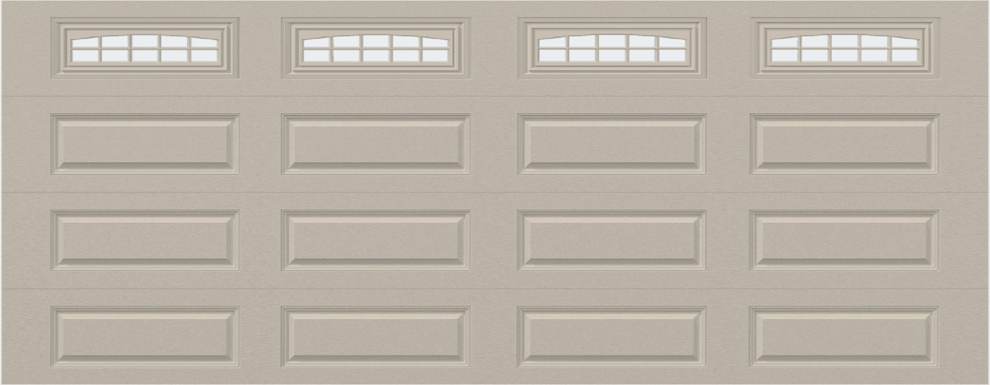 18x7 - Cascade - Frosted  With glass Long - Almond