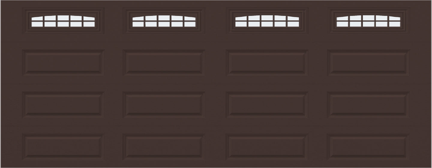 18x7 -  Cascade - Frosted  With glass Long - Brown