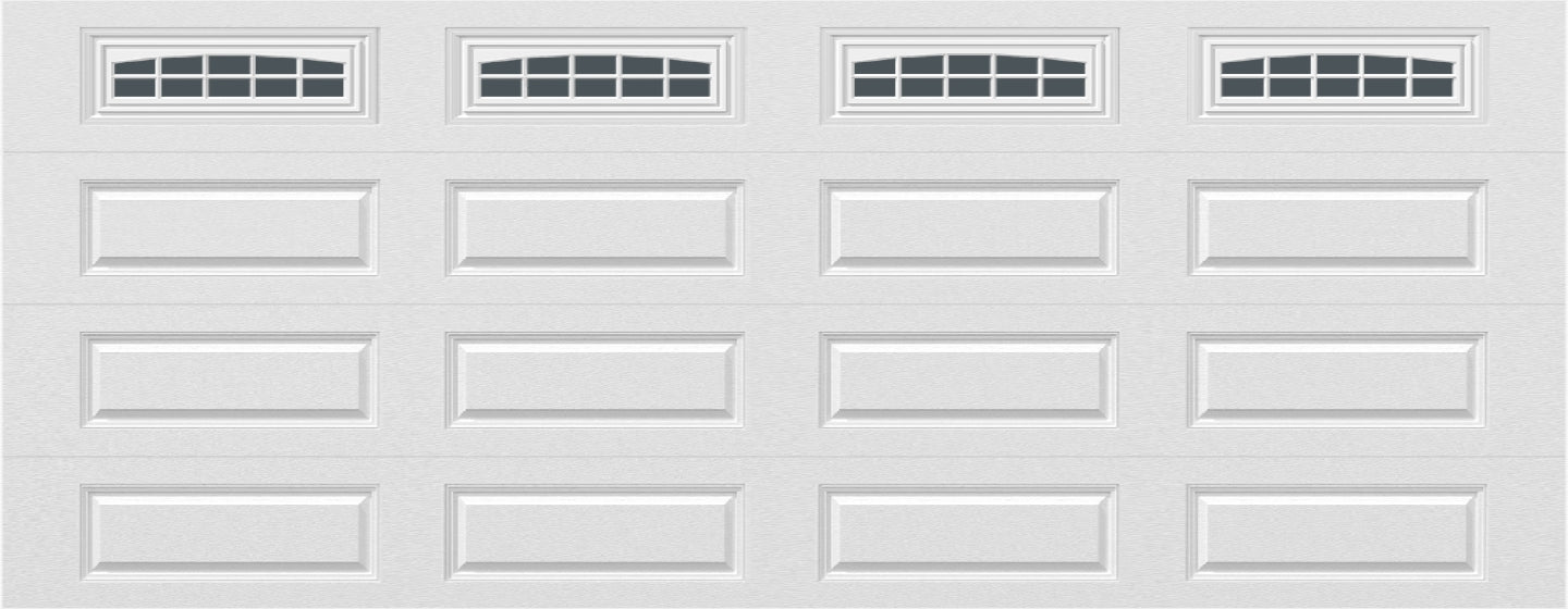 18x7 -  Cascade - Tinted  With glass Long - White