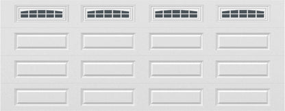 18x7 -  Cascade - Tinted  With glass Long - White