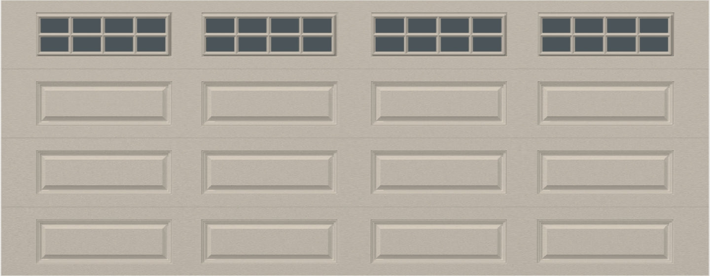 18x7 -  Tinted - Long Stockton With glass - Almond