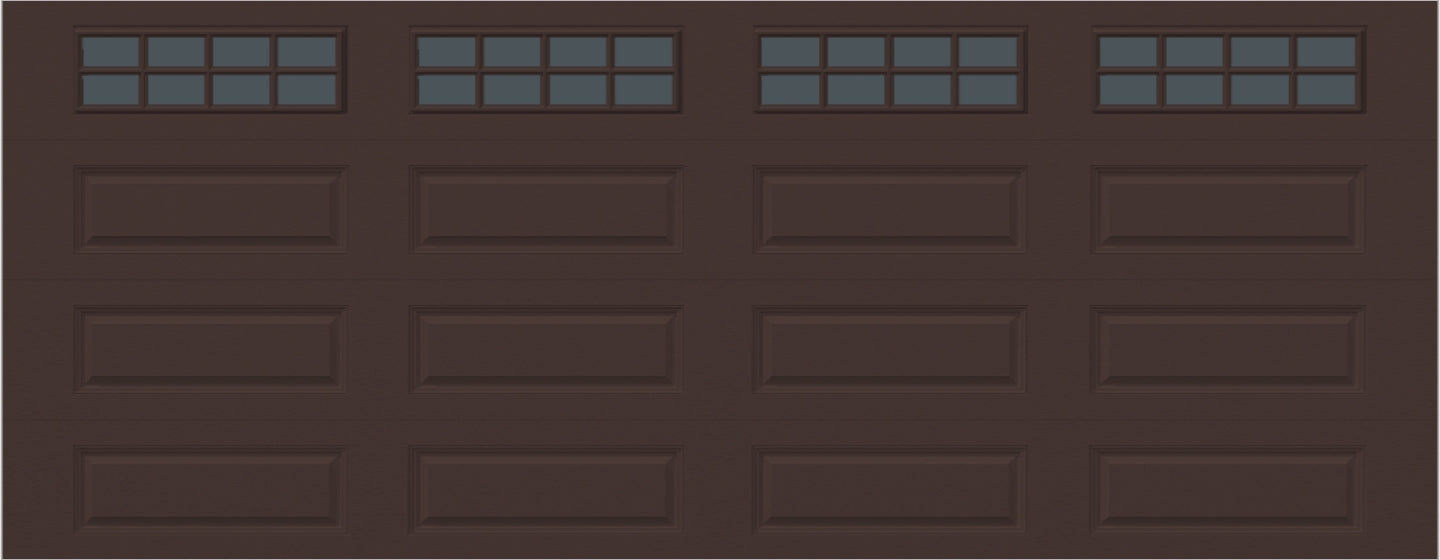 18x7 -  Tinted - Long Stockton With glass - Brown