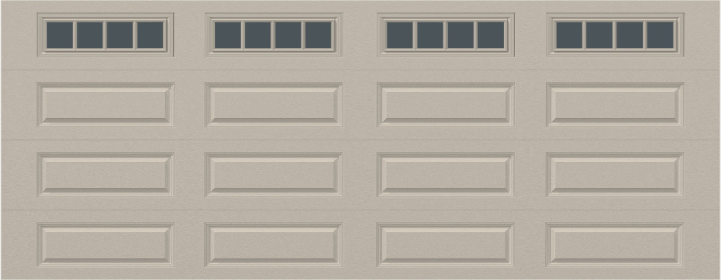 18x7 - Straight Stockbridge Long - Tinted   With glass Long - Almond