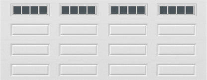 18x7 -  Straight Stockbridge Long - Tinted   With glass Long - White