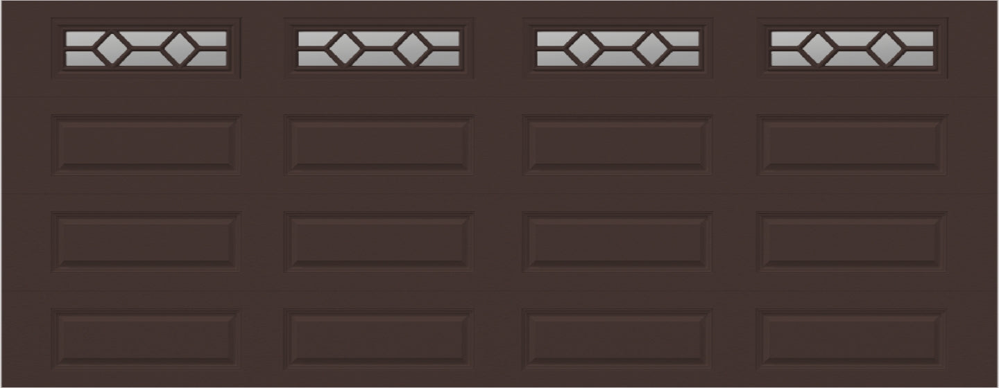 18x7 -  Waterton Long 1 - Clear -  With glass Long - Brown