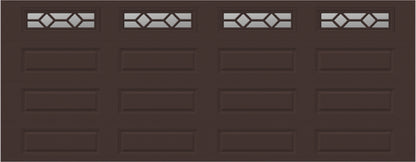 18x7 -  Waterton Long 1 - Clear -  With glass Long - Brown