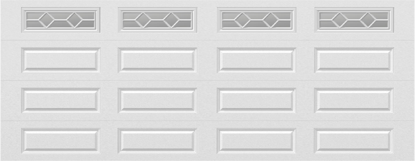 18x7 -  Waterton Long 1 - Clear - With glass Long - White