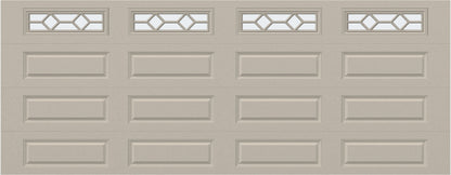 18x7 - Waterton Long 1 - Frosted -  With glass Long - Almond