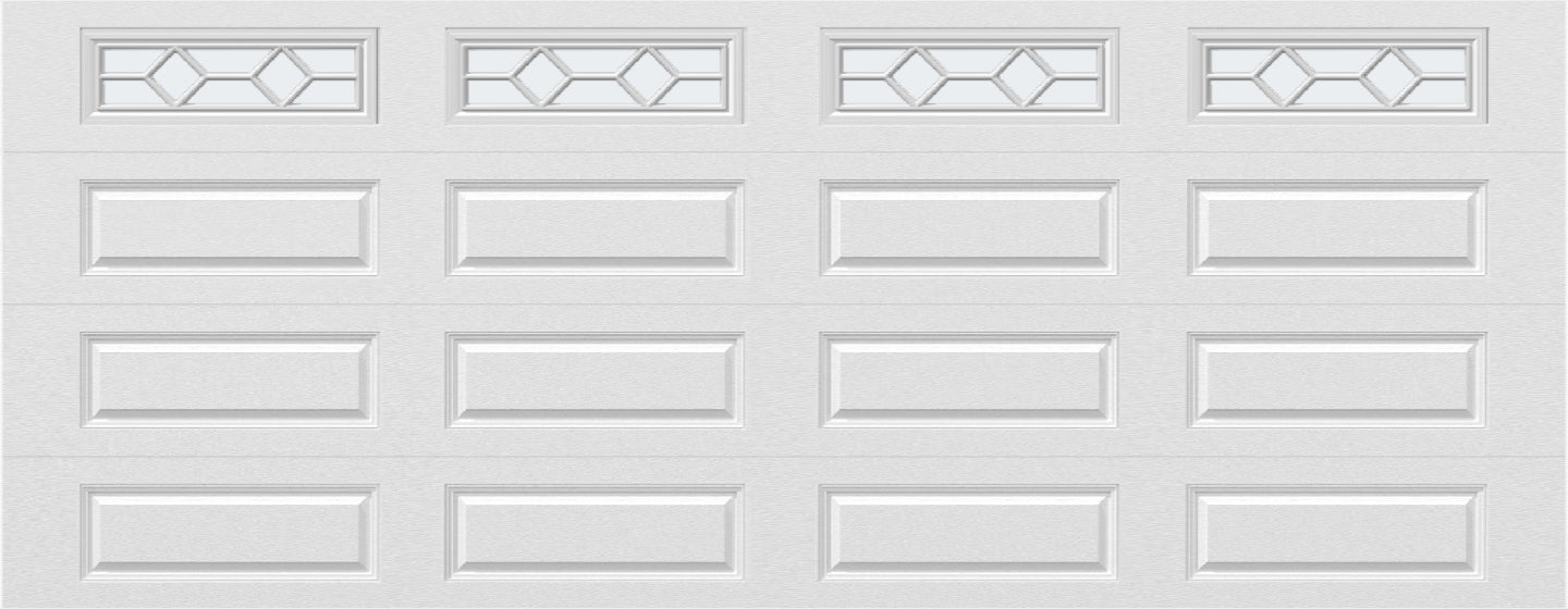 18x7 -  Waterton Long 1 - Frosted - With glass Long - White