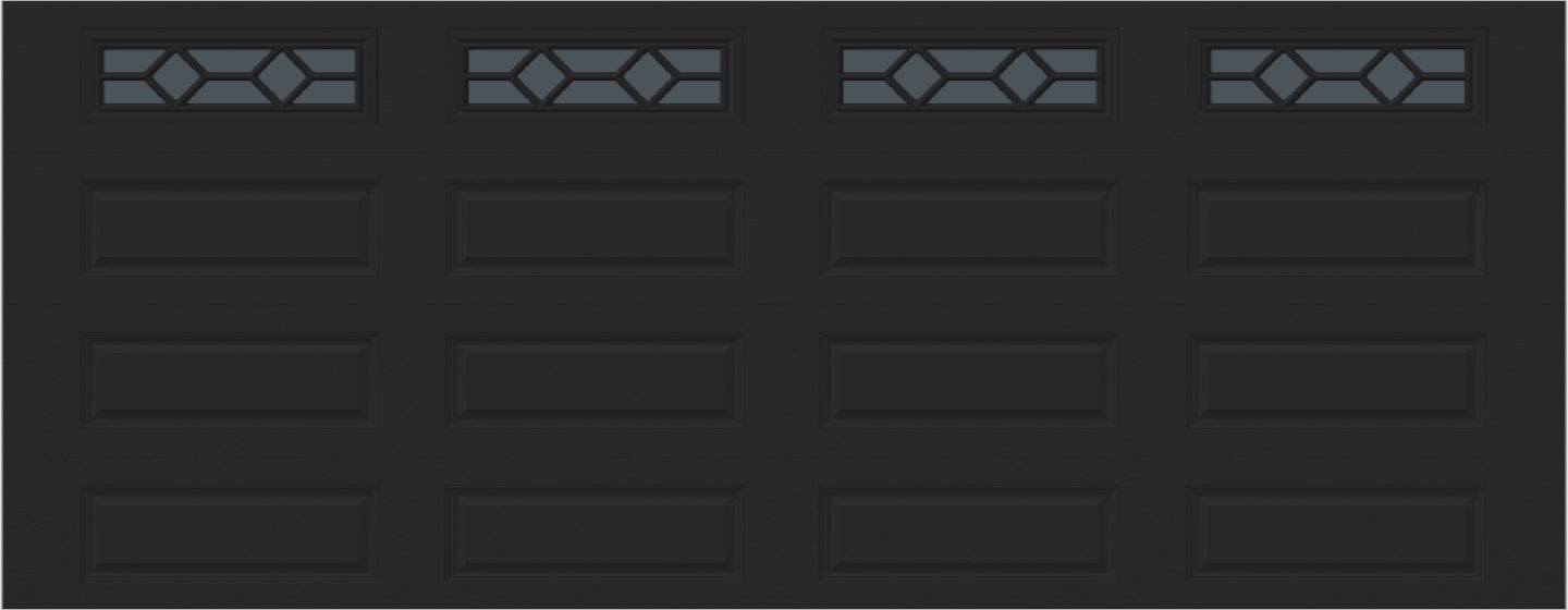 18x7 -  Waterton Long 1 - Tinted -   With glass Long - Black