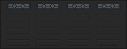 18x7 -  Waterton Long 1 - Tinted -   With glass Long - Black