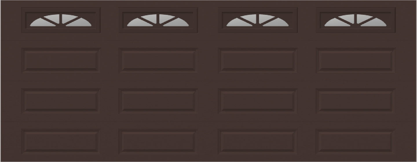 18x7 -  Waterton Long 2  - Clear -  With glass Long - Brown