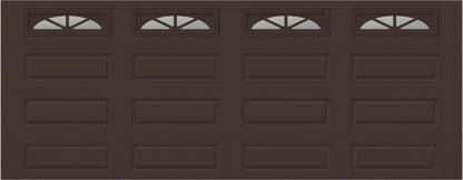 18x7 -  Waterton Long 2  - Clear -  With glass Long - Brown