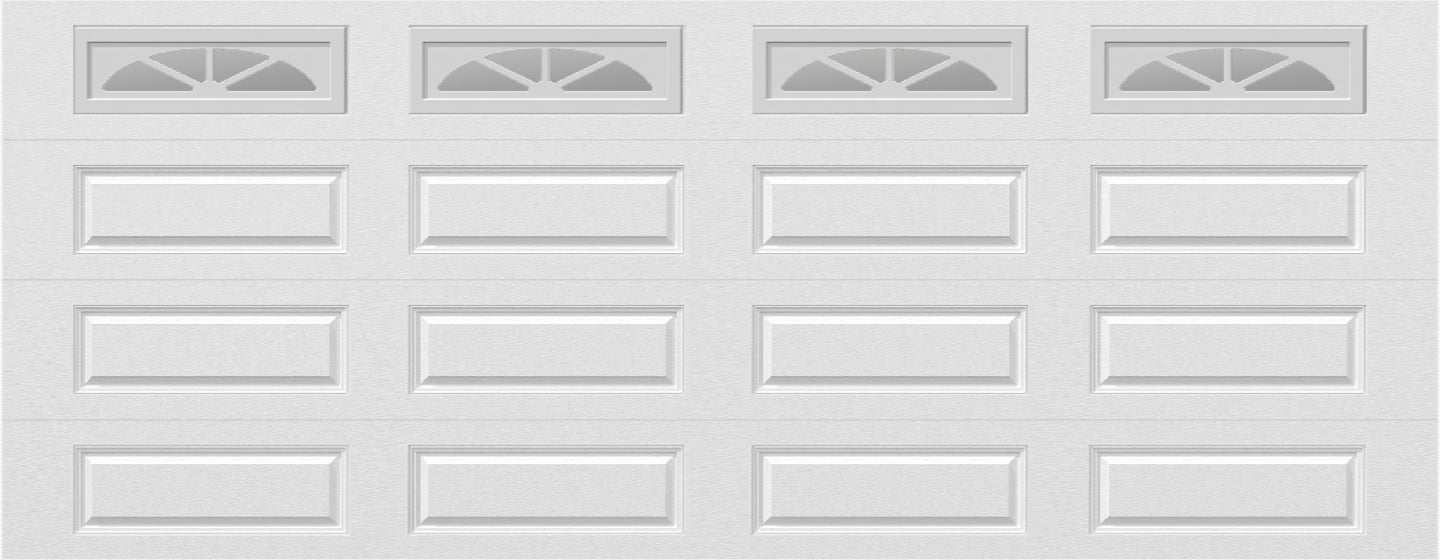 18x7 -  Waterton Long 2  - Clear  - With glass Long - White