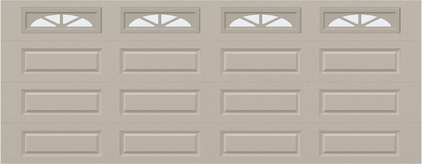 18x7 -  Waterton Long 2 - Frosted -  With glass Long - Almond