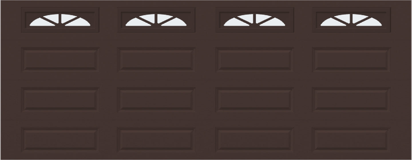 18x7 -  Waterton Long 2 - Frosted -  With glass Long - Brown