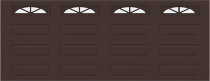 18x7 -  Waterton Long 2 - Frosted -  With glass Long - Brown