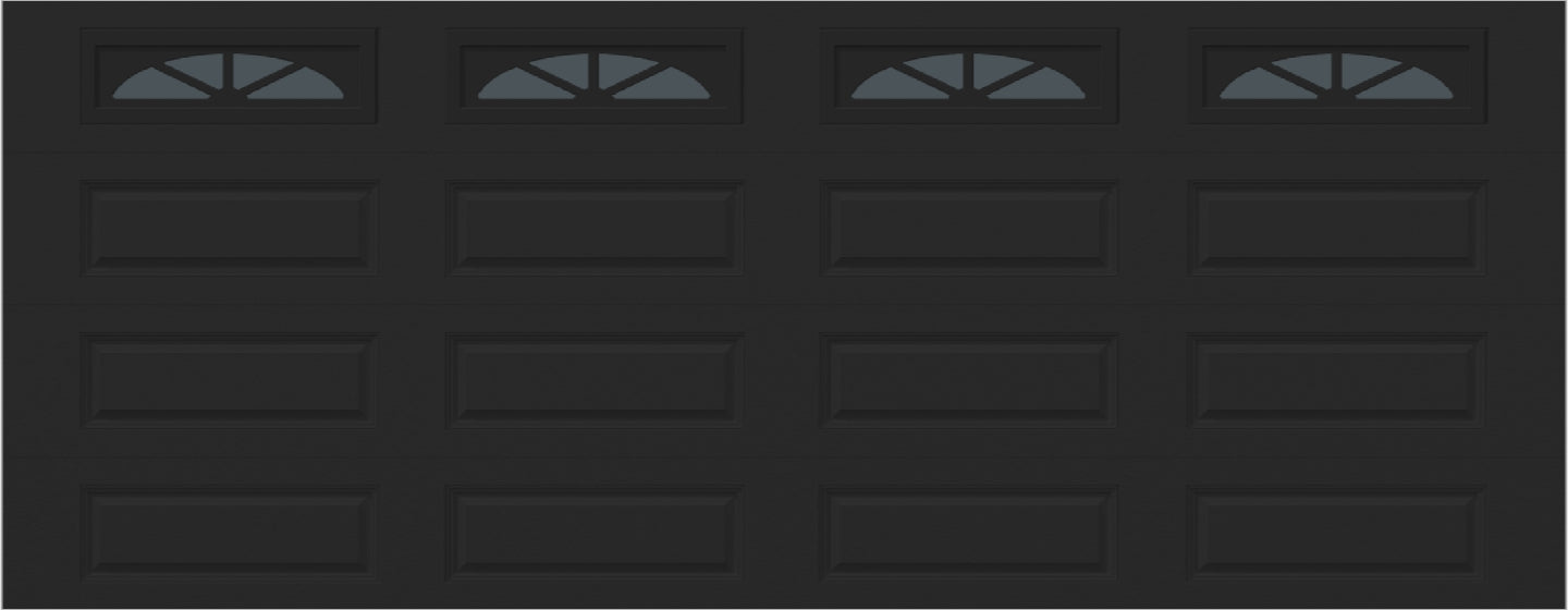 18x7 -  Waterton Long 2 - Tinted -   With glass Long - Black