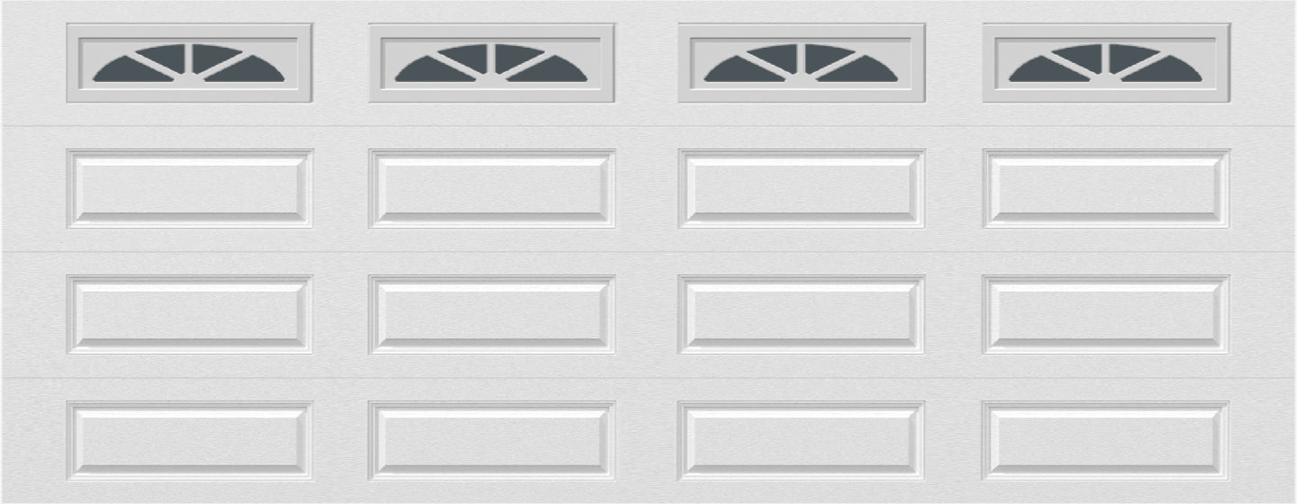 18x7 -  Waterton Long 2 - Tinted - With glass Long - White