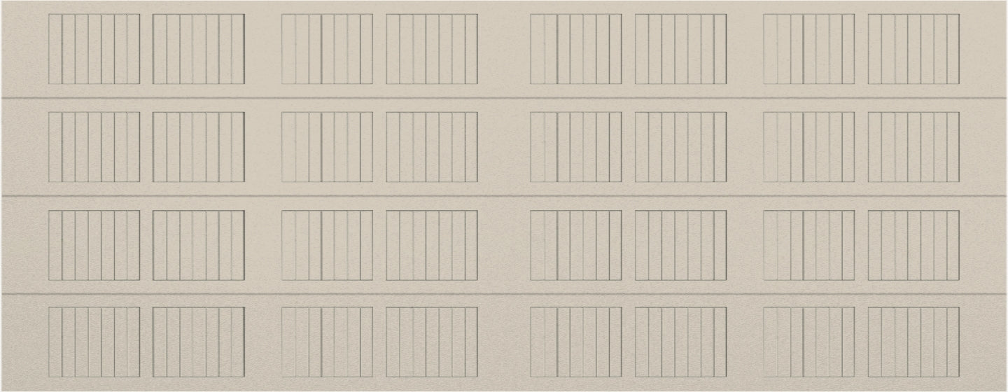 18x7 Short No Glass - Almond