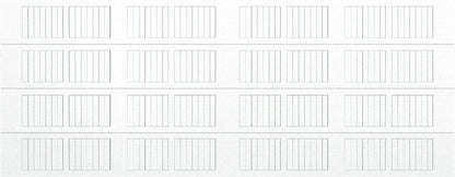 18x7 Short No Glass - White