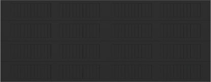 18x7 - No glass Long - Black