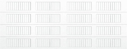 18x7 - No glass Long - White