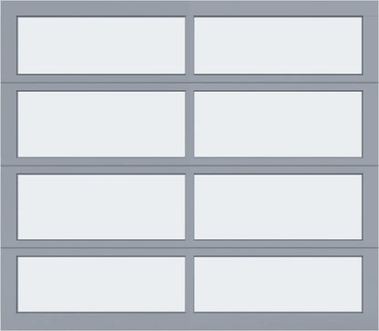 8'x7' Window - Aluminum - Anodized - Frosted