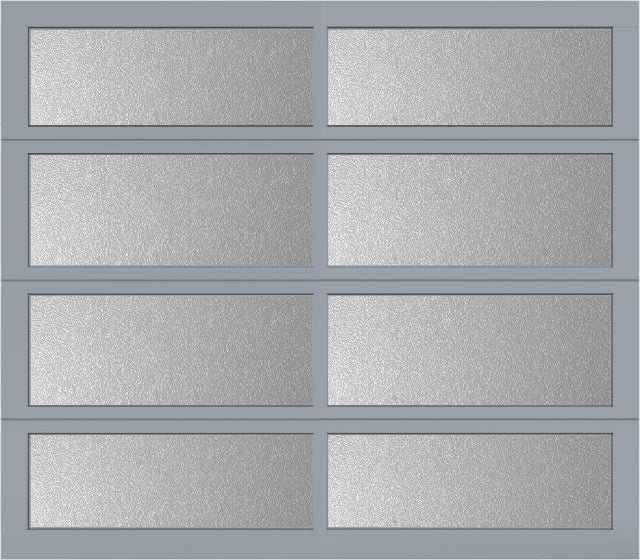 8'x7' Window - Aluminum - Anodized - Obscure