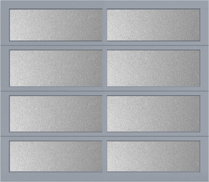 8'x7' Window - Aluminum - Anodized - Obscure