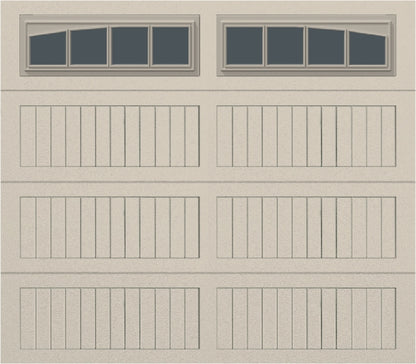 8x7 - Arched Stockbridge Long - Tinted With glass Long - Almond