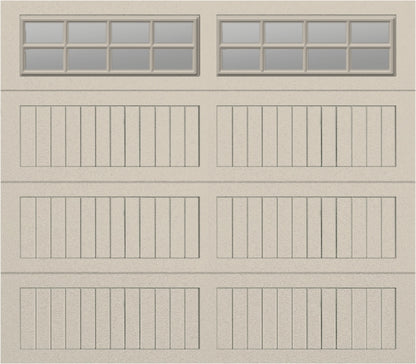 8x7 - Clear -  Stockton With glass Long Long - Almond