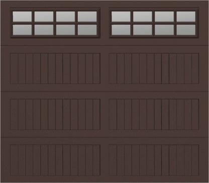 8x7 - Clear -  Stockton With glass Long - Brown