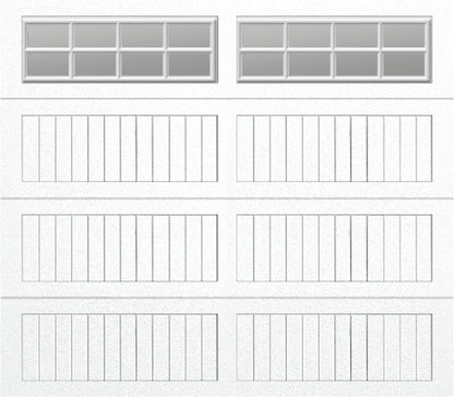 8x7 - Clear -  Stockton With glass Long - White