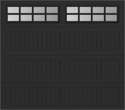 8x7 -  Obscure- Stockton With glass Long - Black