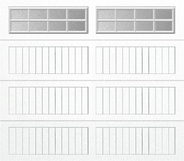 8x7 -  Obscure- Stockton With glass Long - White
